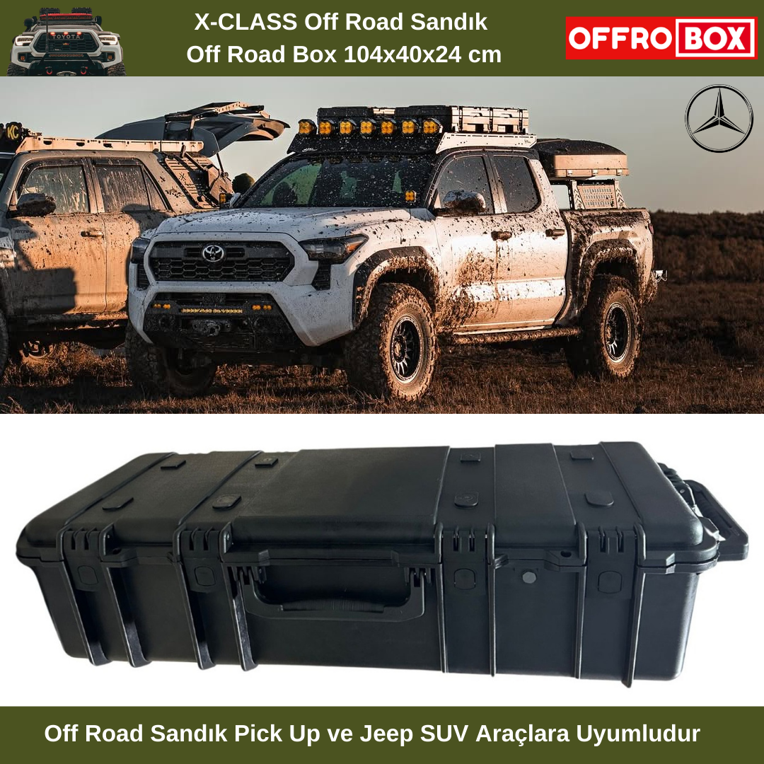 Mercedes X-Class Off Road Sandık X-Class Off Road Box 98x40x24 cm