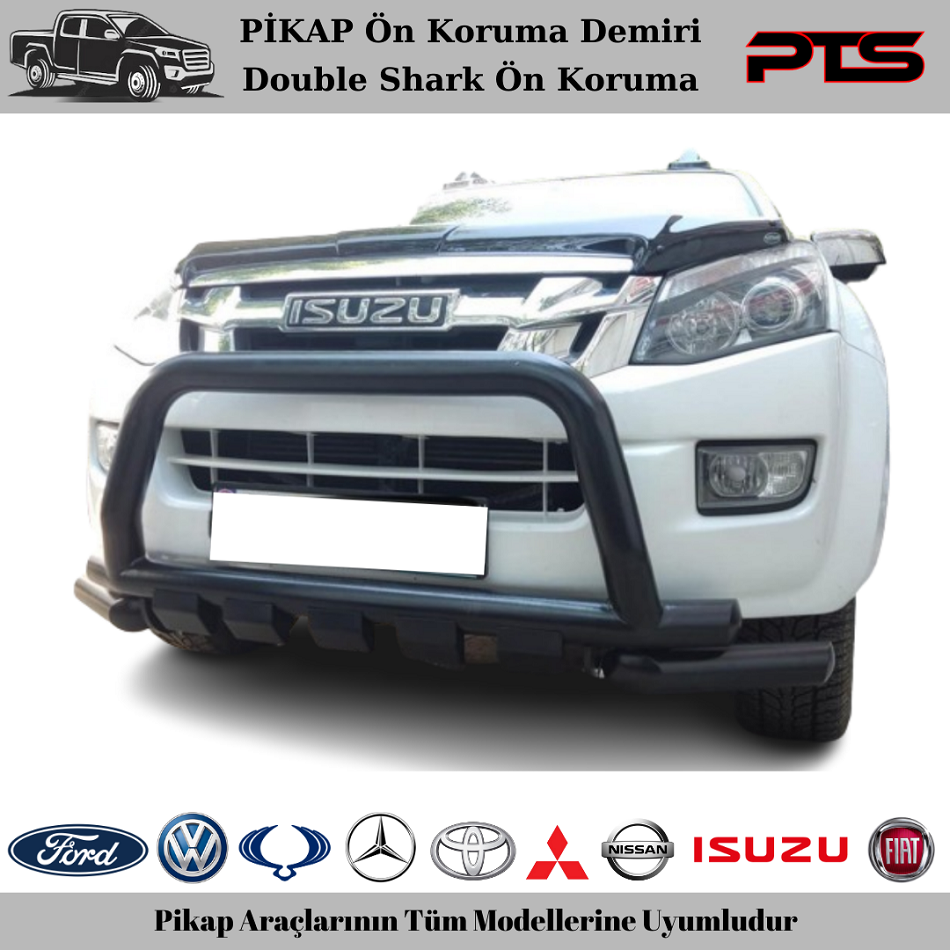 Pikap Ön Koruma Demiri Double Shark Pick Up Ön Koruma Barı