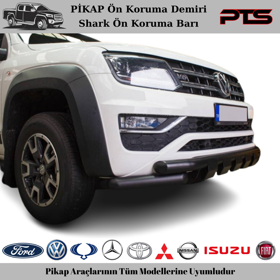 Pikap Ön Koruma Demiri Shark Pick Up Ön Koruma Barı