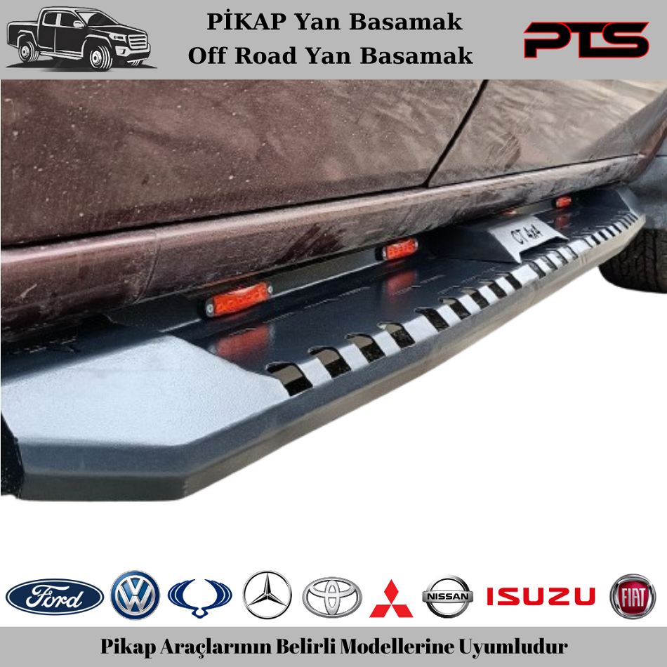 Pikap Yan Basamak Pick-Up Off Road Yan Basamak