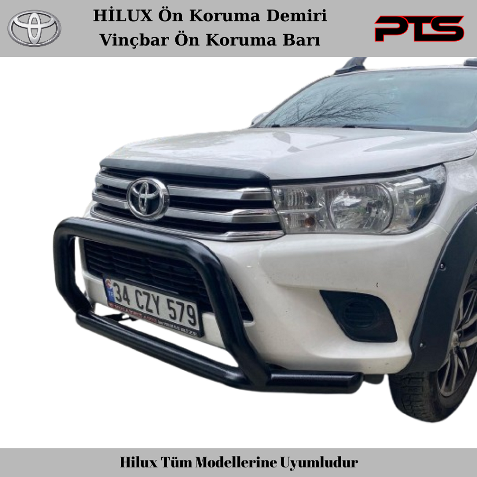 Toyota Hilux Ön Koruma Demiri Vinçbar Hilux Koruma Barı