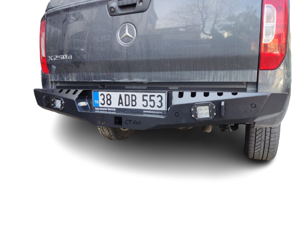 Toyota Hilux Arka Çelik Tampon Hilux Arka Işıklı Demir Tampon Koruma